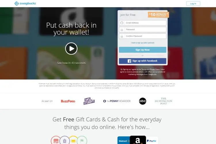 Get Free $$$ Now with Swagbucks
