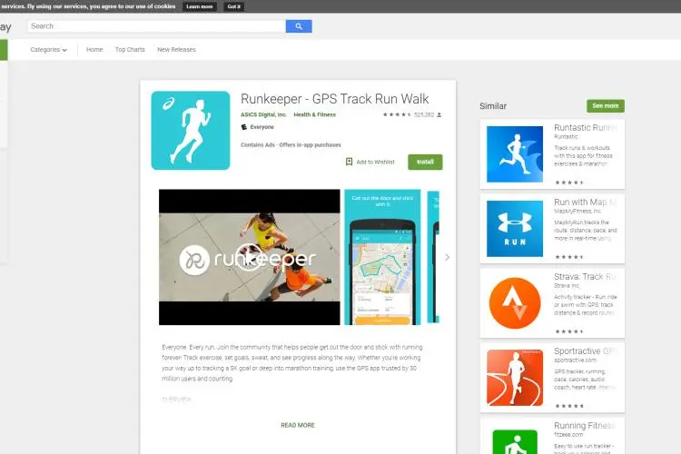 Runkeeper – GPSTrack Run Walk