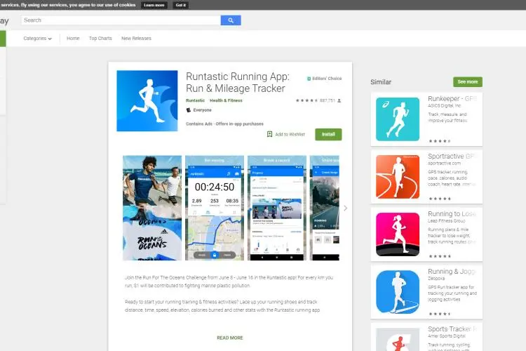 Runtastic Running App:Run & Mileage Tracker