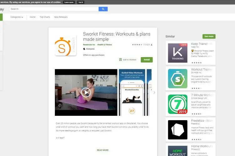 Sworkit Fitness:Workouts & Plans Made Simple
