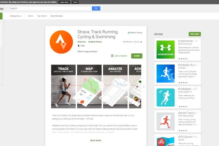 Strava GPS:Running, Cycling and Swimming